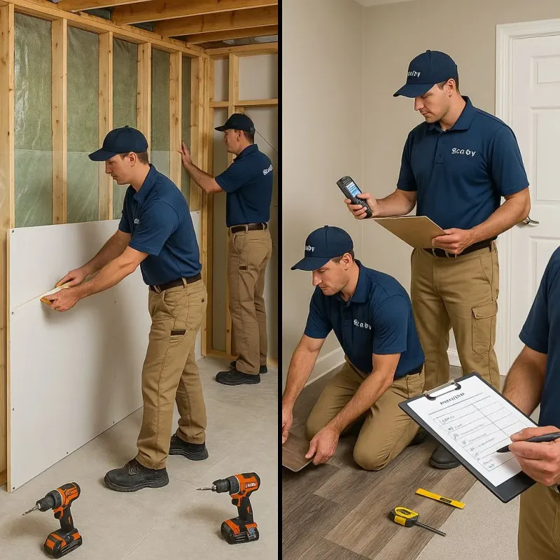 Repairs and Reconstruction process in Florence, WI